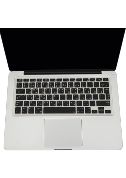 MacBook Klavye Koruyucu Arapça Ters L Enter Uk Uyumlu MacBook Klavye Kaplama Film Air 13INÇ A1369 A1466 Retina 13INÇ A1425 A1502 Retina 15 A1398 Eski USB Pro A1278 A1286 Siyah