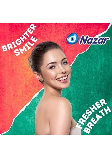 Nazar Şekersiz Sakız 5'li Kutu Karpuz 20 Paket modelleri