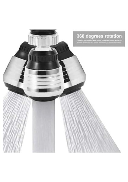 Su Tasarruflu 2 Modlu Musluk Başlığı, Ayarlanabilir Akış, Montaj ve Dayanıklı Tasarım modelleri