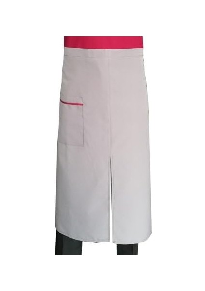 Önlük Biyeli Uzun Belden Gri