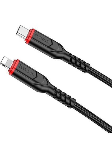 Victory 2m Pd 20W Type-C To Lightning Pd Hızlı Şarj Data Kablosu - Siyah