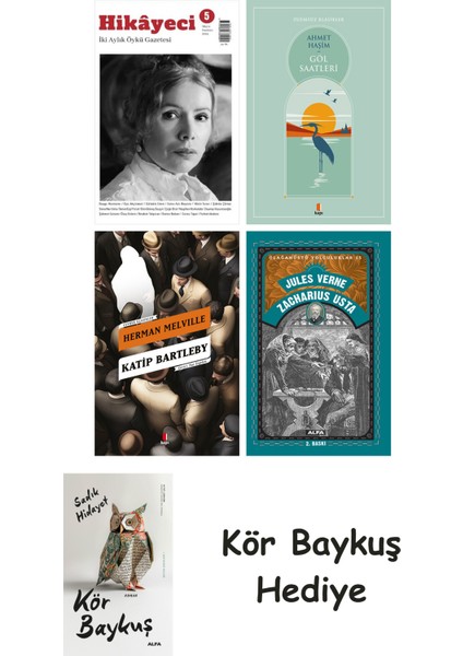 Hikayeci - 5 + Göl Saatleri + Katip Bartleby + Zacharius Usta + Kör Baykuş