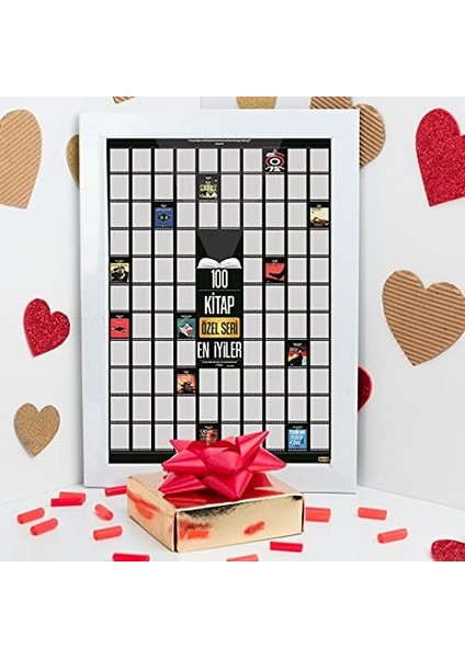 Özel Seri Kazıkazan 100 Kitap Posteri modelleri
