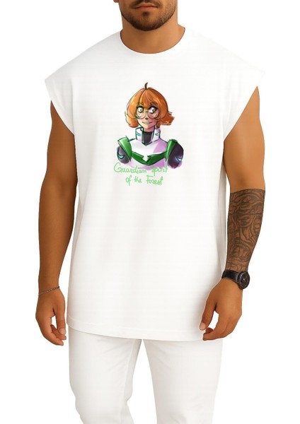 Oversize Princess Allura Fan Art Çizim, Voltron Göğüs Tasarımlı Atlet