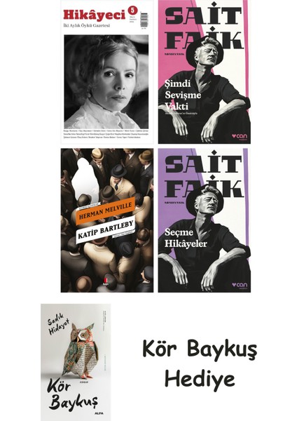 Hikayeci - 5 + Şimdi Sevişme Vakti + Katip Bartleby + Seçme Hikâyeler + Kör Baykuş