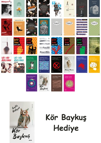 36 Kitaplık Türk Edebiyatı Seti + Çim Adam