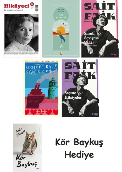 Hikayeci - 5 + Göl Saatleri + Şimdi Sevişme Vakti + Genç Kız Kalbi + Seçme Hikâyeler + Kör Baykuş