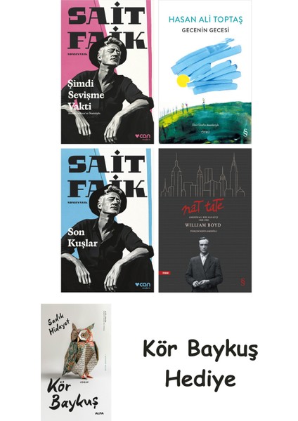 Şimdi Sevişme Vakti + Gecenin Gecesi + Son Kuşlar + Nat Tate + Kör Baykuş