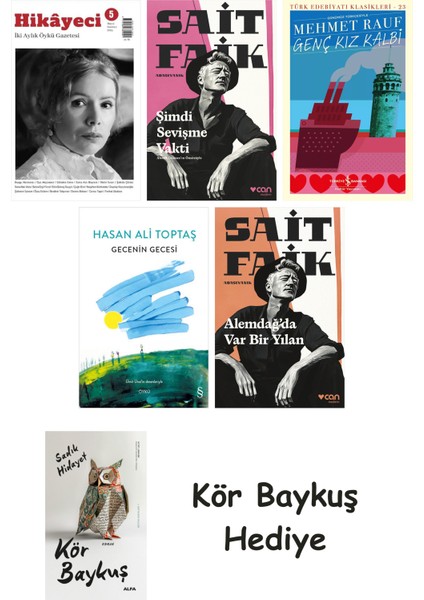 Hikayeci - 5 + Şimdi Sevişme Vakti + Genç Kız Kalbi + Gecenin Gecesi + Alemdağda Var Bir Yılan + Kör Baykuş