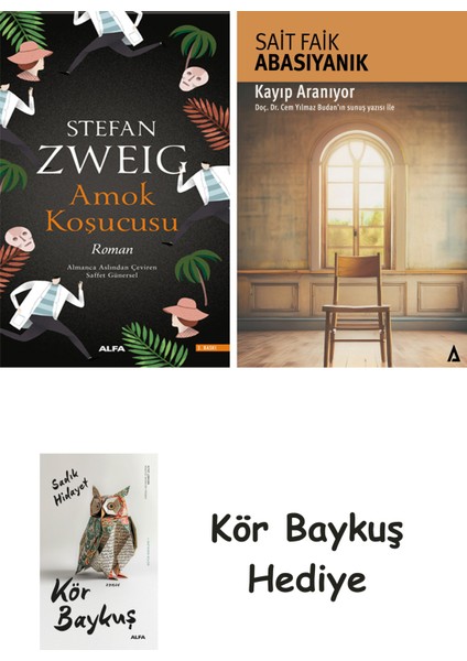 Amok Koşucusu + Kayıp Aranıyor + Kör Baykuş