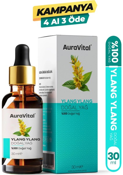 Ylang Ylang Yağı 30 ml %100 Saf ve Doğal
