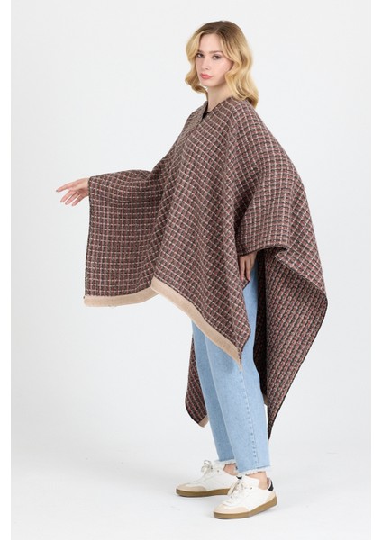 Panço - Pamuk Polyester Karışımlı Şık ve Kaliteli Kumaş-Kahverengi