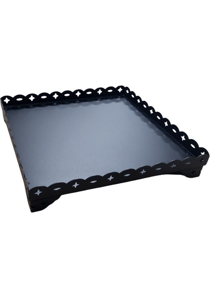 Lazer Kesim Mat Siyah Döküm Soba ve Şömine Altlığı 55X55 cm Sac Kalınlığı: 2 mm fiyatları