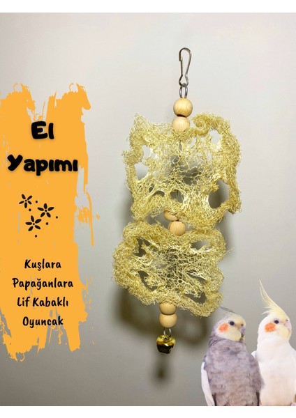 Lif Kabaklı Papağan Oyuncağı