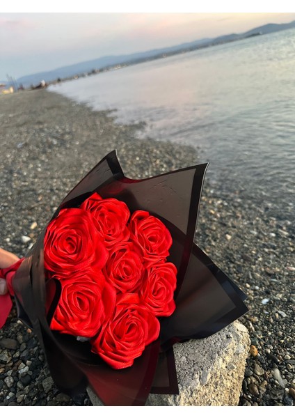 7'li Solmayan Kırmızı Gül Buketi indirimleri