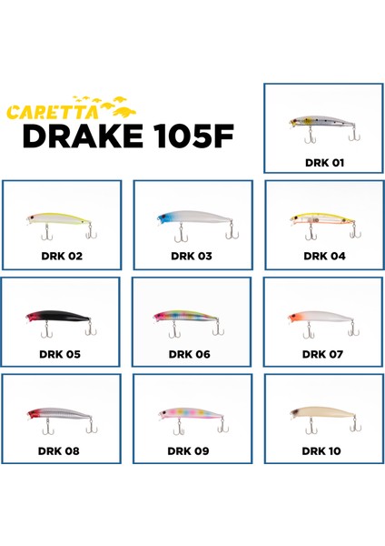 Drake 105F 10.5 cm 16 G Maket Yem