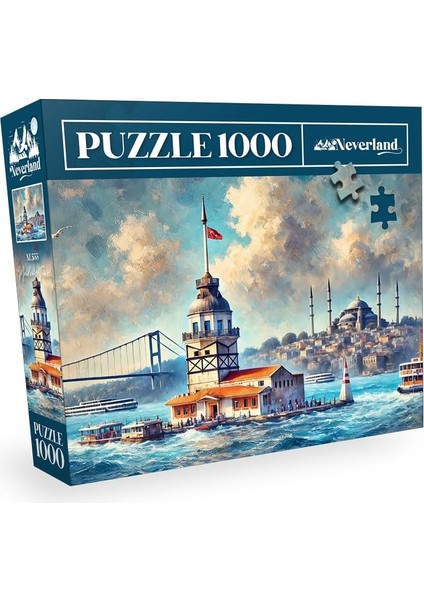 1000 Parça Puzzle - Kız Kulesi