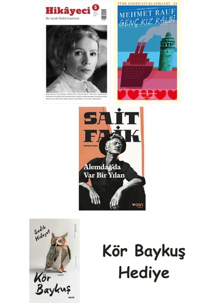 Hikayeci - 5 + Genç Kız Kalbi + Alemdağda Var Bir Yılan + Kör Baykuş