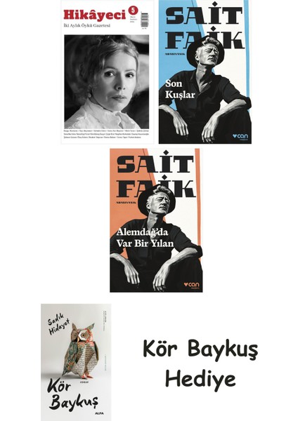 Hikayeci - 5 + Son Kuşlar + Alemdağda Var Bir Yılan + Kör Baykuş