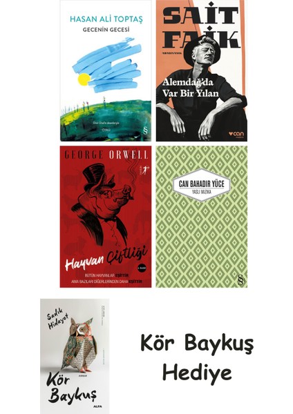 Gecenin Gecesi + Alemdağda Var Bir Yılan + Hayvan Çiftliği + Yaslı Mızıka + Kör Baykuş