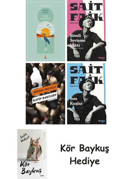 Göl Saatleri + Şimdi Sevişme Vakti + Katip Bartleby + Son Kuşlar + Kör Baykuş