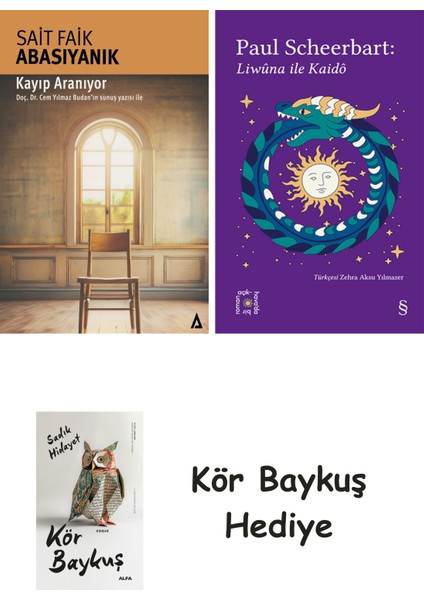 Kayıp Aranıyor + Everest Açıkhava 40 - Liwûna ile Kaidô + Kör Baykuş