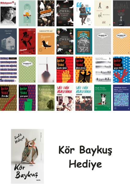 28 Kitaplık Türk Edebiyatı Seti + Çim Adam