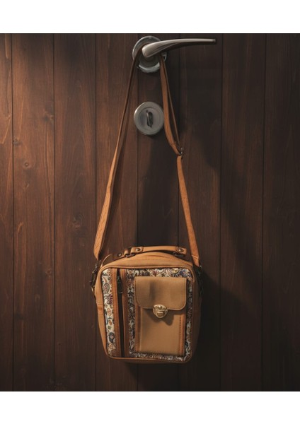 Otantik Mozaik Desen Kare Omuz Çantası modelleri