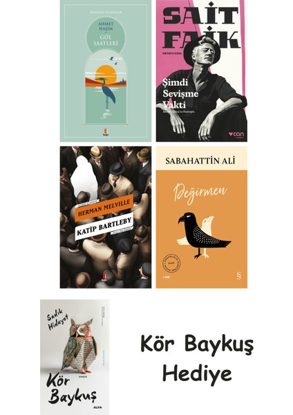 Göl Saatleri + Şimdi Sevişme Vakti + Katip Bartleby + Değirmen + Kör Baykuş