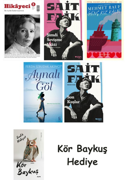 Hikayeci - 5 + Şimdi Sevişme Vakti + Genç Kız Kalbi + Aynalı Göl + Son Kuşlar + Kör Baykuş