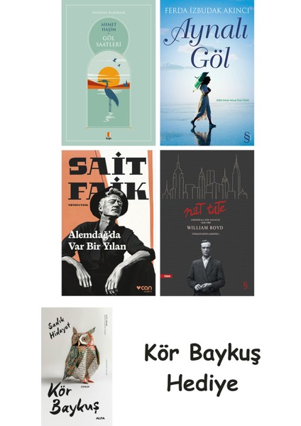 Göl Saatleri + Aynalı Göl + Alemdağda Var Bir Yılan + Nat Tate + Kör Baykuş