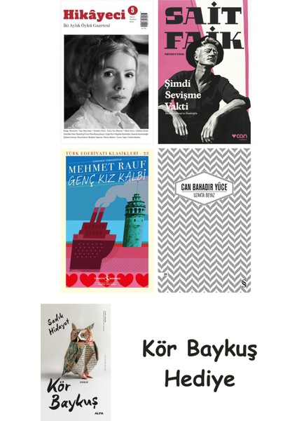 Hikayeci - 5 + Şimdi Sevişme Vakti + Genç Kız Kalbi + Uzakta Beyaz + Kör Baykuş