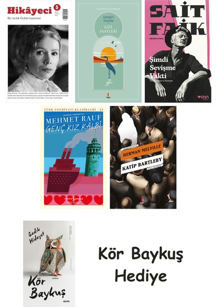 Hikayeci - 5 + Göl Saatleri + Şimdi Sevişme Vakti + Genç Kız Kalbi + Katip Bartleby + Kör Baykuş