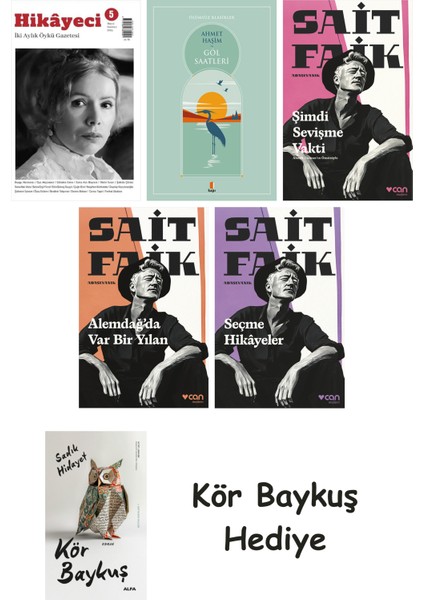 Hikayeci - 5 + Göl Saatleri + Şimdi Sevişme Vakti + Alemdağda Var Bir Yılan + Seçme Hikâyeler + Kör Baykuş