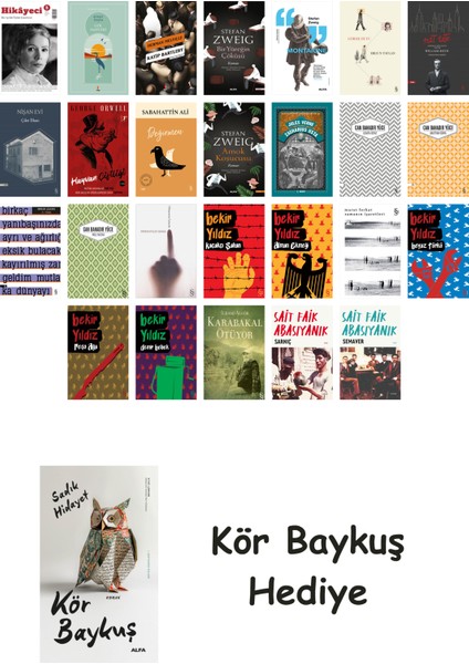 26 Kitaplık Türk Edebiyatı Seti + Çim Adam