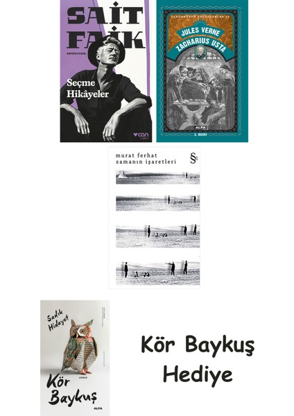 Seçme Hikâyeler + Zacharius Usta + Zamanın Işaretleri + Kör Baykuş