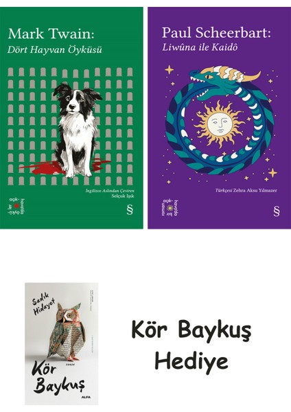 Everest Açıkhava 41 - Dört Hayvan Öyküsü + Everest Açıkhava 40 - Liwûna ile Kaidô + Kör Baykuş