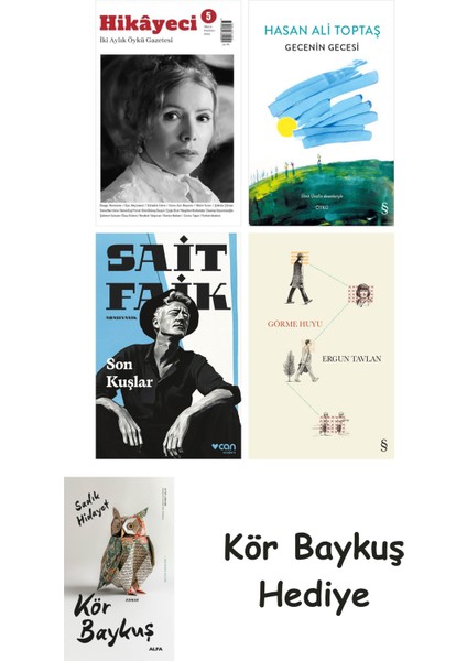 Hikayeci - 5 + Gecenin Gecesi + Son Kuşlar + Görme Huyu + Kör Baykuş