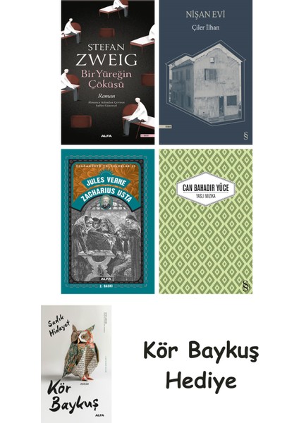 Bir Yüreğin Çöküşü + Nişan Evi + Zacharius Usta + Yaslı Mızıka + Kör Baykuş