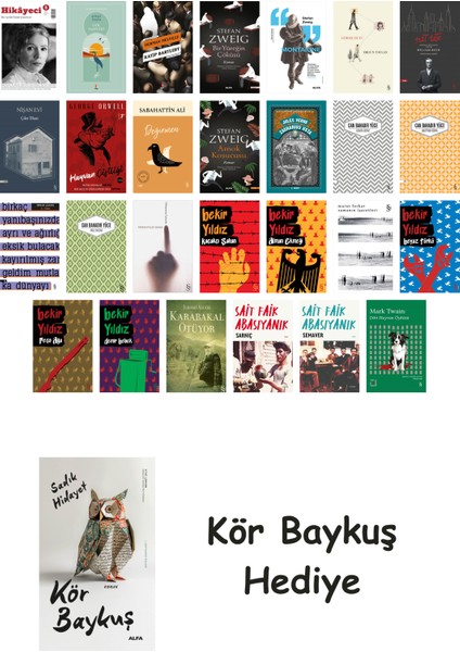 27 Kitaplık Türk Edebiyatı Seti + Çim Adam