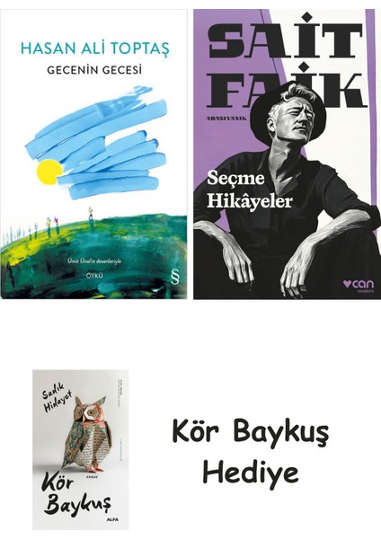 Gecenin Gecesi + Seçme Hikâyeler + Kör Baykuş