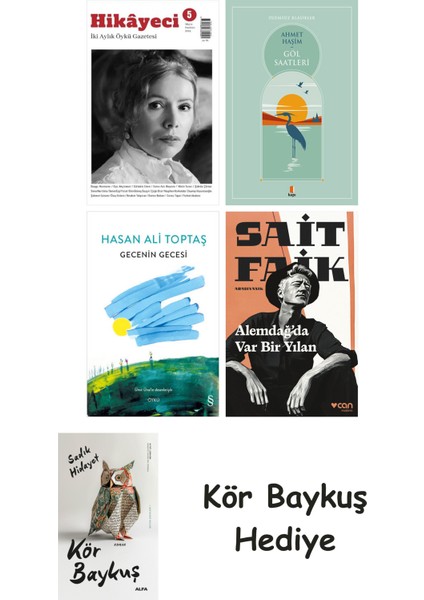 Hikayeci - 5 + Göl Saatleri + Gecenin Gecesi + Alemdağda Var Bir Yılan + Kör Baykuş