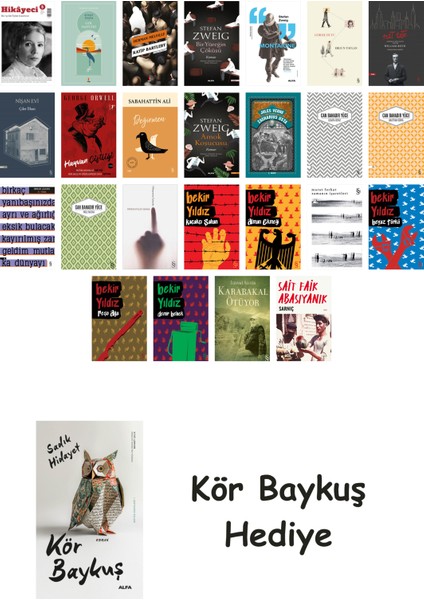 25 Kitaplık Türk Edebiyatı Seti + Çim Adam