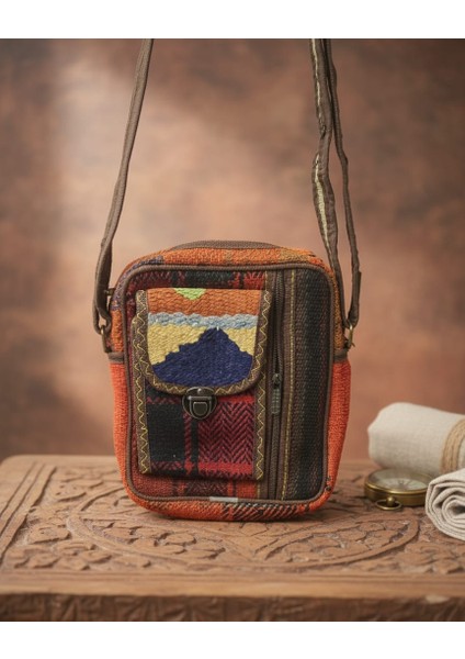 Otantik Dokuma Kilim Kadın Omuz Çantası fiyatları