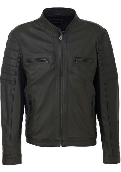 Yeşil Hakiki Deri Erkek Hakiki Deri Mont - E23BDM310545-T1M indirimleri