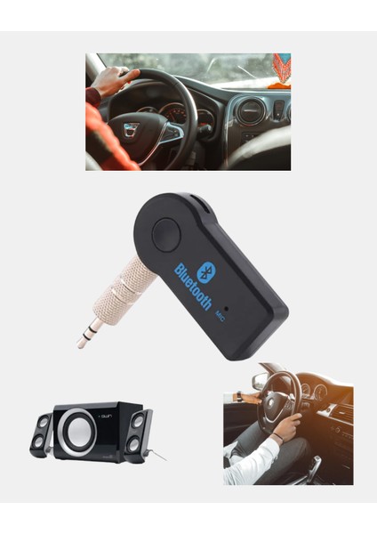 Bluetooth Aux Araç Kiti Eller Serbest Müzik Çalar Dahili Mikrofonlu - CHT4220-2341 indirimleri