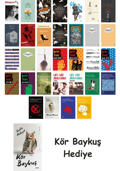 32 Kitaplık Türk Edebiyatı Seti + Çim Adam