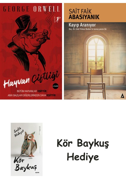 Hayvan Çiftliği + Kayıp Aranıyor + Kör Baykuş
