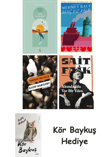 Göl Saatleri + Genç Kız Kalbi + Katip Bartleby + Alemdağda Var Bir Yılan + Kör Baykuş