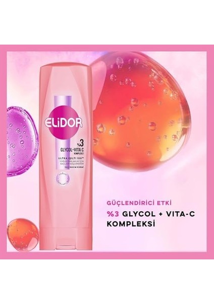 Elidor Ultra Işıltı 100 Saç Bakım Kremi 350 ml